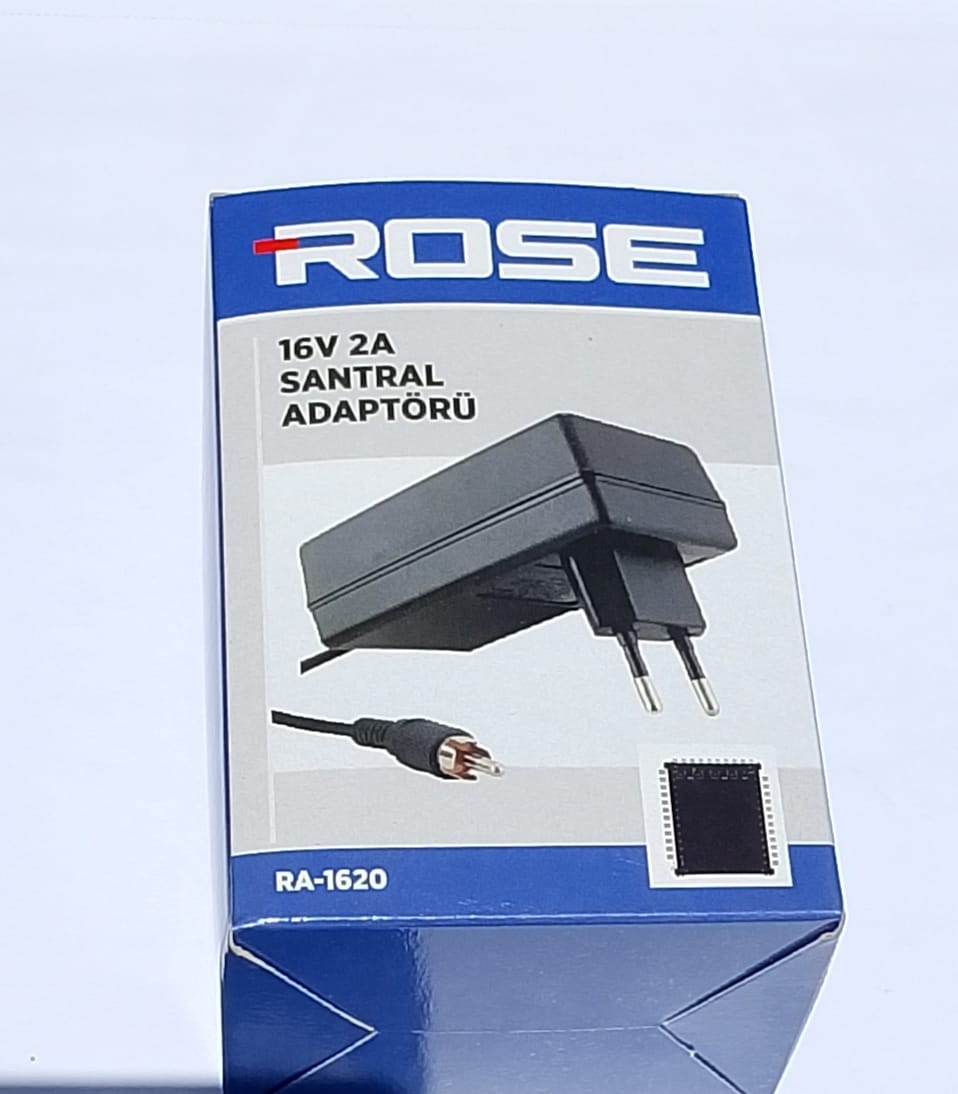 16 volt 2 amper santral adaptör tos çıkışlı
